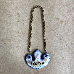 🍸 Vintage, hand painted Scotch drink bottle liquor marker