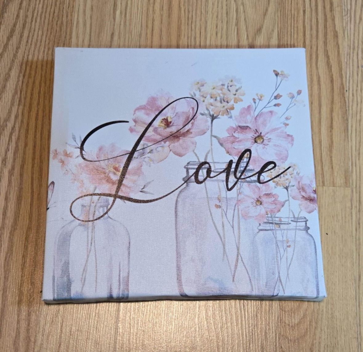 Small “Love” Canvas Wall Art Picture