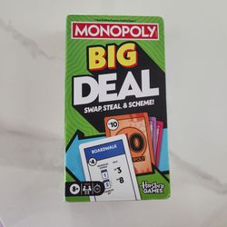 FREE!! Monopoly Big Deal Card Game by Hasbro