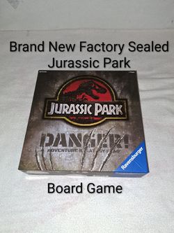 Brand New Factory Sealed Jurassic Park Adventure Strategy Board Game