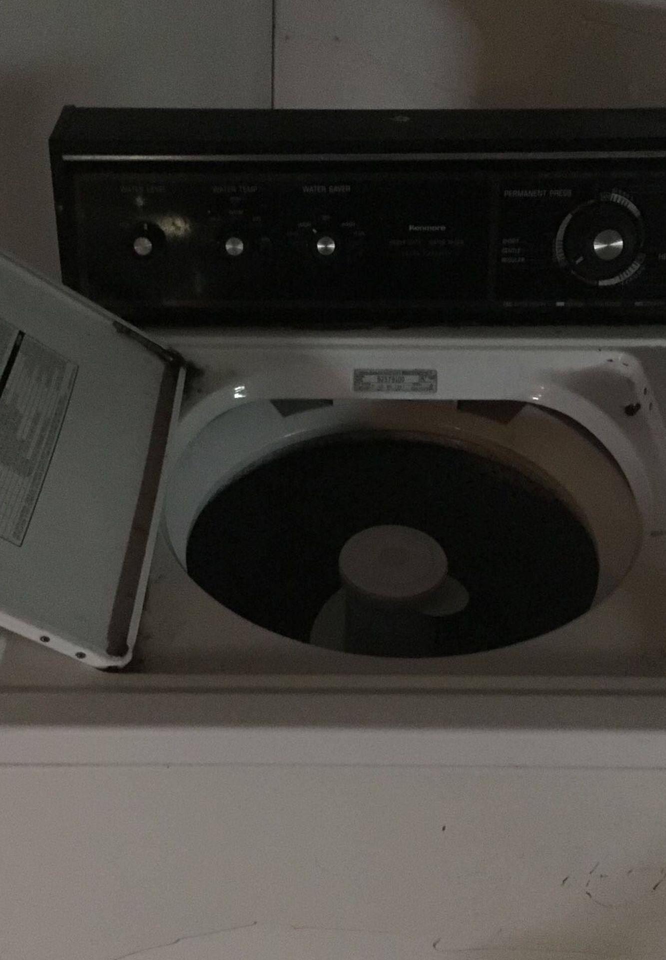 Kenmore washer