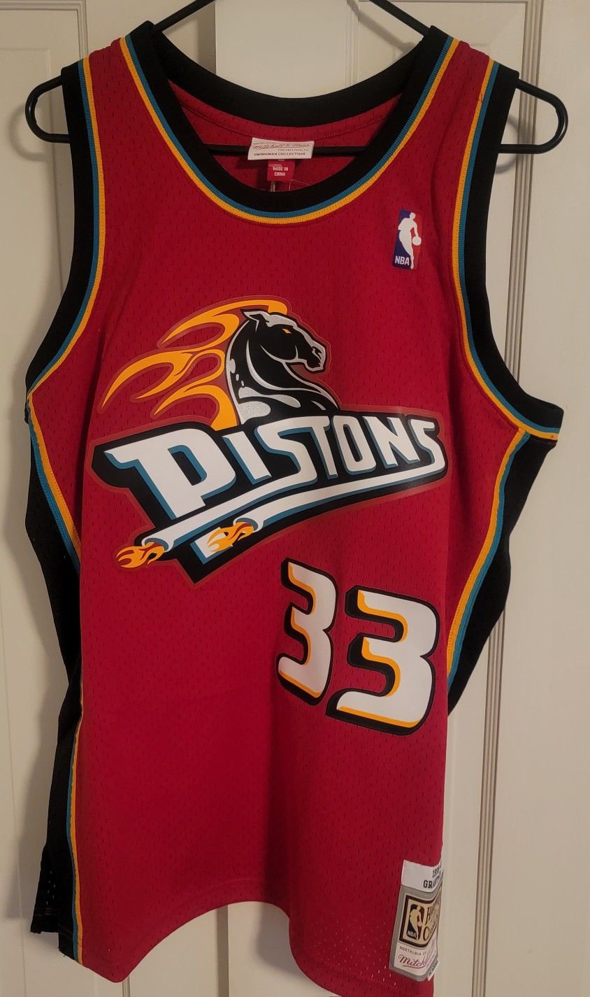 Mitchell & NESS: Grant Hill Detroit Pistons Alt Jersey S