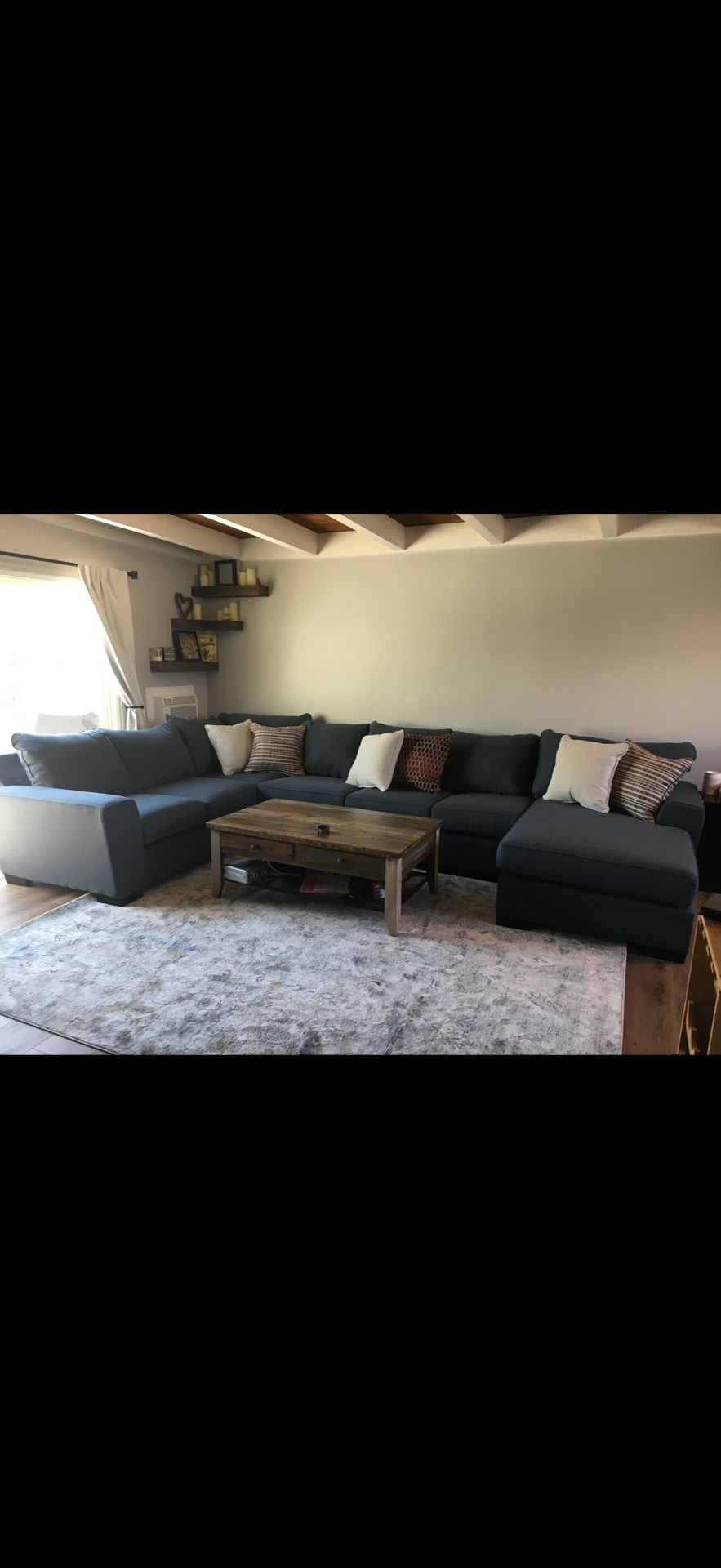 Living Spaces Sectional Couch