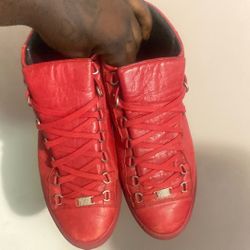 Balenciaga Arenas All Red Sneakers 