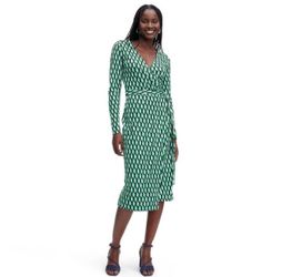 Diane von Furstenberg x Target Geometric Pattern Wrap Dress