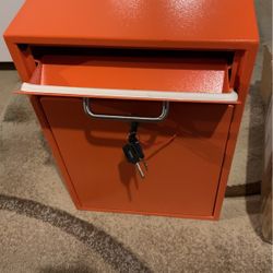 Lacking security mail drop box heavy duty galvanized steel high security lock