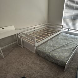 Twin Bed With Trundle 