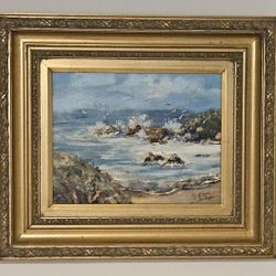 Original Oil Painting On Canvas By Marjorie Kinney 