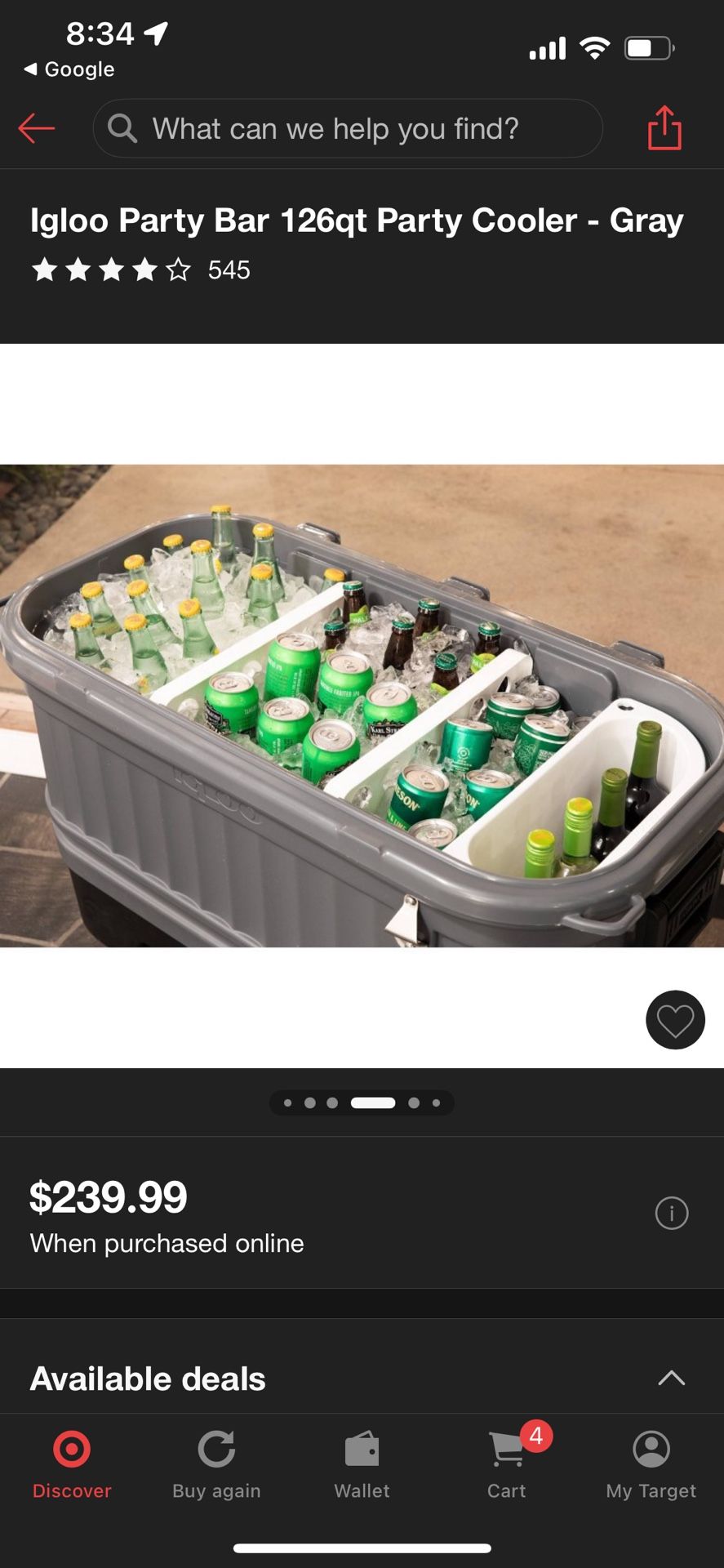 Igloo Party Bar Cooler