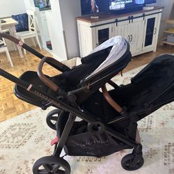 Venice Child Double Stroller (Black)
