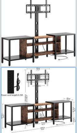 TV Stand with Mount for 85 inch TV