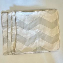 4 Chevron Pillow Covers