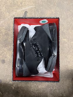 Jordan 3 Black Cat Size 10