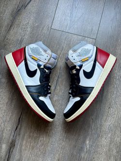 Jordan 1 Retro High Union Black Toe Mens Size 10
