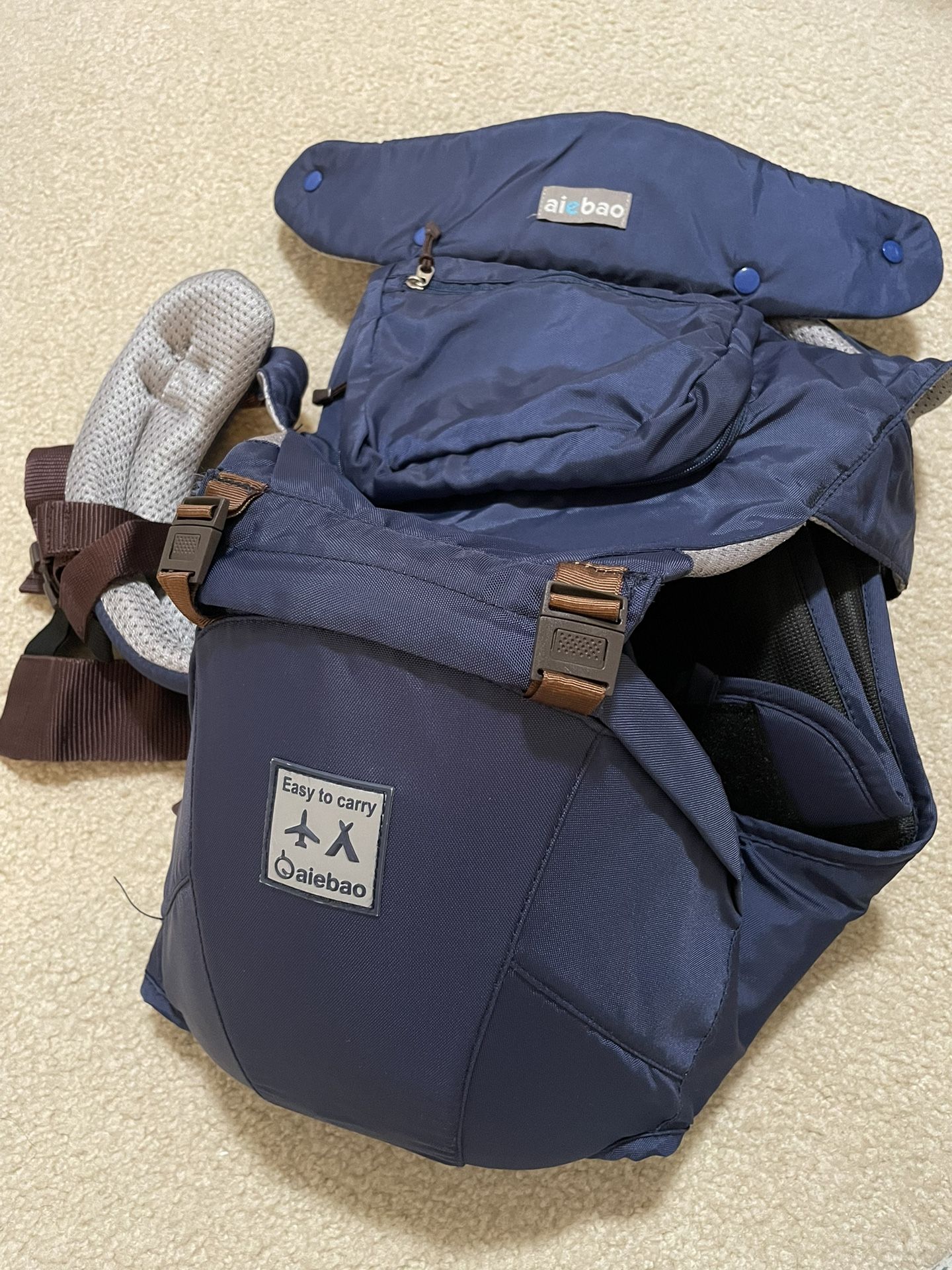 Baby Carrier With Hip Seat 