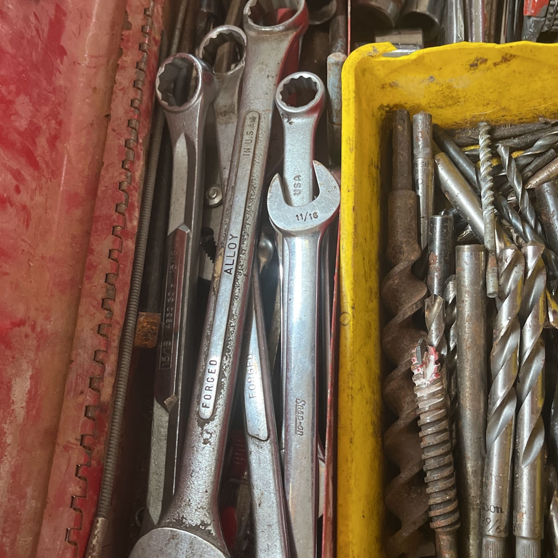 metal Toolbox Full With bIG Tools