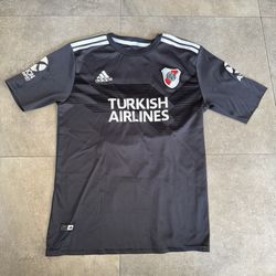 River Plate Gray Adidas Soccer Jersey Argentina Used
