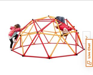 NEW Nyeekoy
7 ft. Geometric Dome Climber, Outdoor Climbing Dome Toys Jungle Gym, Multicoloured