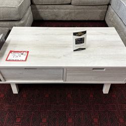 Coffee Table With 2 Drawers