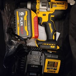Dewalt  Hammer Drill 3 Speed With 6.0 Battery And Charger 