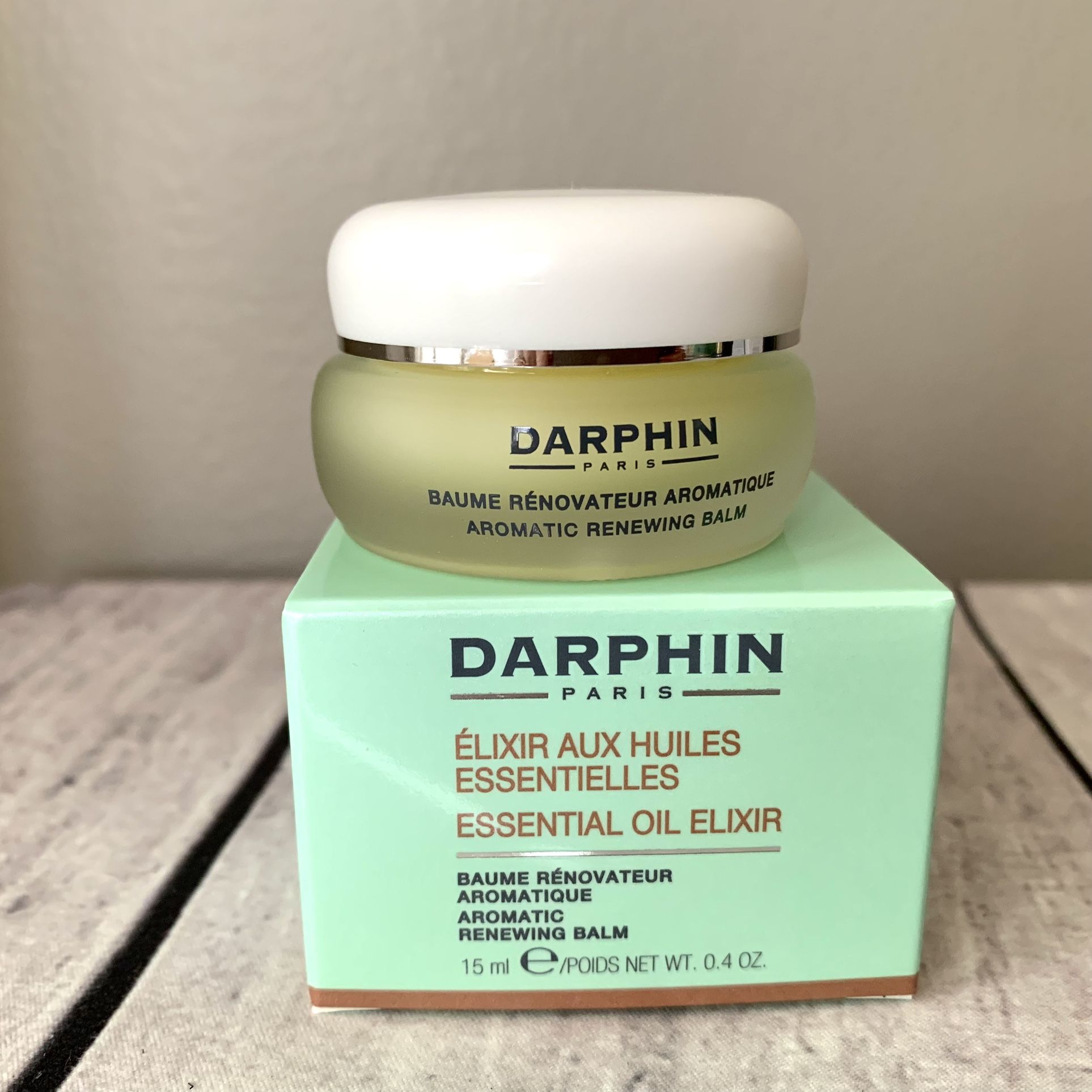 New Darphin Paris Essential Oil ELixir Aromatic Renewing Balm 15 ML 0.4 Oz.