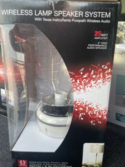 Wireless Lamp Speaker System / Bosina Inalámbrica 