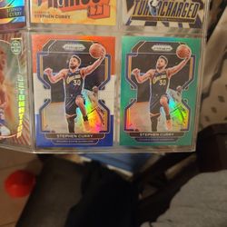 2 Card Steph Curry Lot