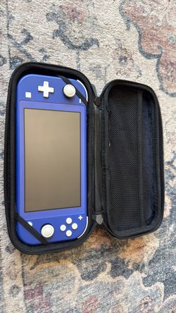 Nintendo Switch Lite Blue with Carrying Case