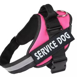 Service Dog Harness Pink color Vest