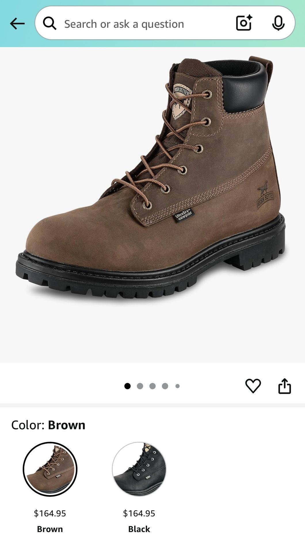 Work Boots By Irish Setter / Red Wing