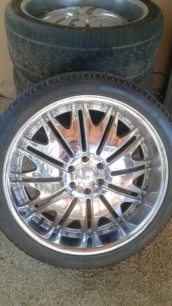 Chrome Wheel and Tires