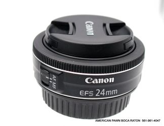 Canon EF-S 24mm f/2.8 STM DSLR Camera Lens Wide Angle  Used 