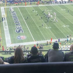 Every Seahawks Game 2024 — FRONT ROW — 3 Seats