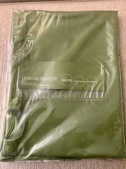 Crate&Barrel Umbrella Tablecloth/outdoor patio