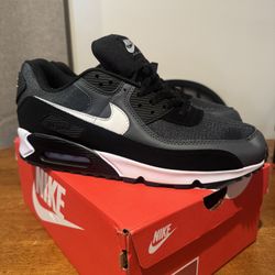 Nike Air Max 90 Gray Black White Men Size 11 
