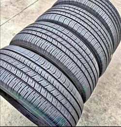 🎖️255 60 18 Goodyear tires Con 80% de Vida Las 4