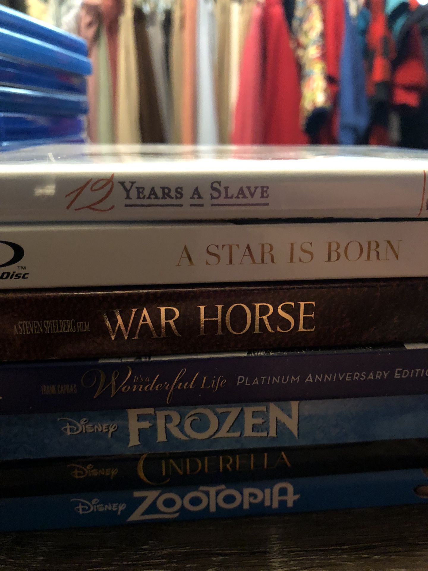 7 Mixed Blu-Rays $2. Ea.