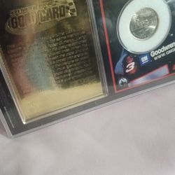 Dale Earndhart Jr Collectible Gold Coin And Card 