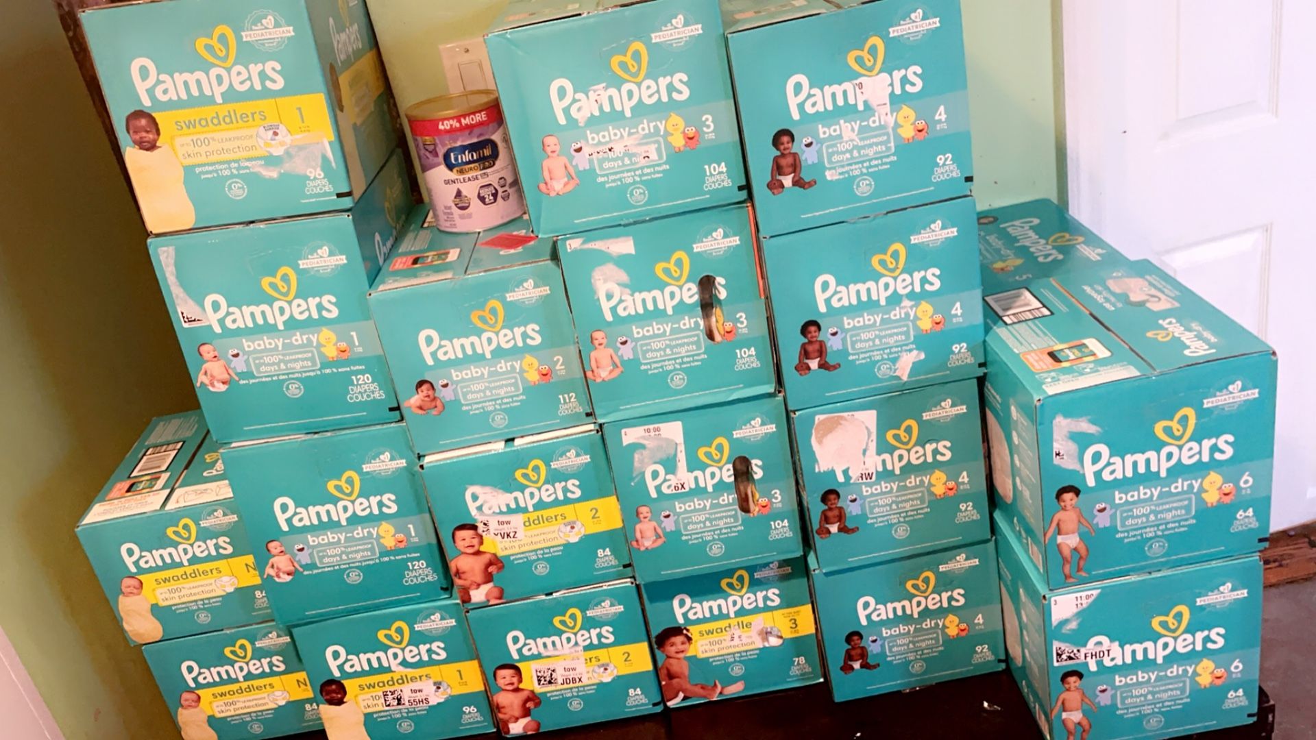 Pampers Diapers Sizes Newborn To 6