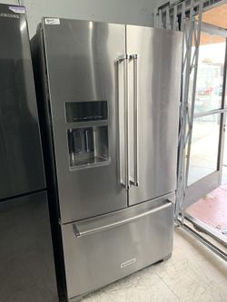 Kitchen aid French door in stainless steel