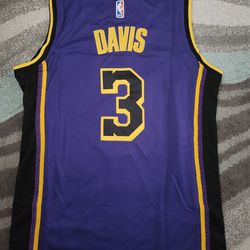 Anthony Davis Lakers Purple Jersey Sizes S,M,L,XXL
