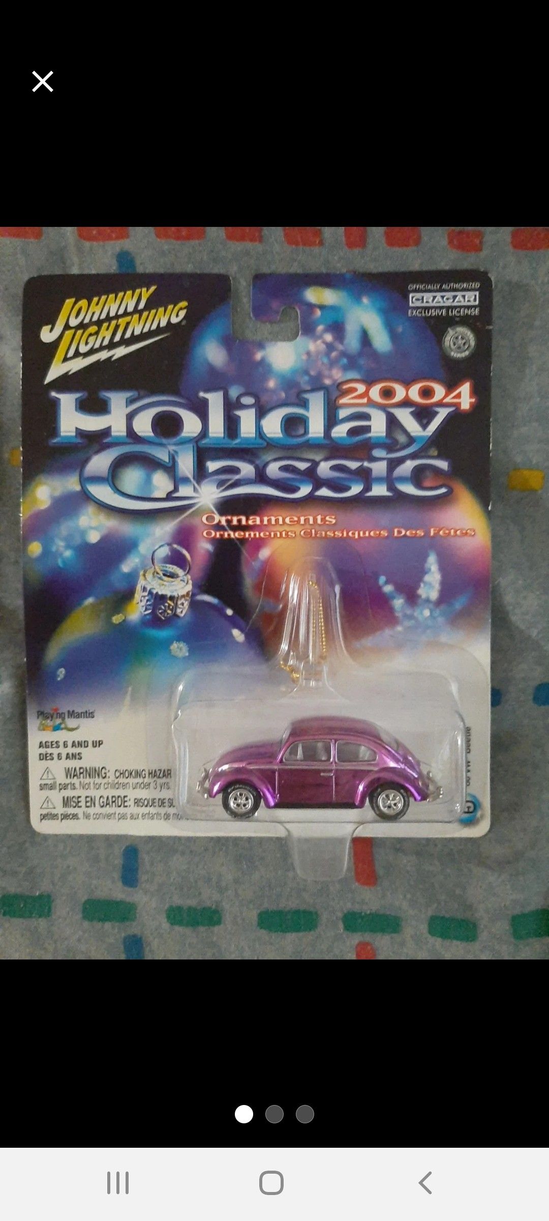 JohnnyLightning 04 Holiday'66 VW Bug ●□●