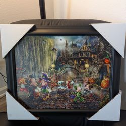 Thomas Kinkaid Disney Halloween Wall Art