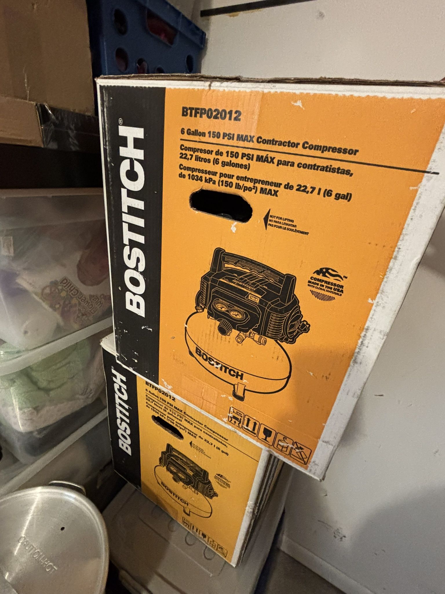 Air Compressor 6 Gallon Bostitch