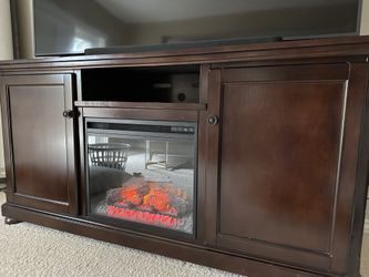 Buffet And Fireplace And Tv Stand In 1