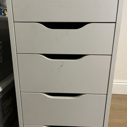 White Nightstand Dresser (Read Description)