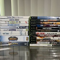 XBOX/Wii/PC VIDEOGAME BUNDLE!