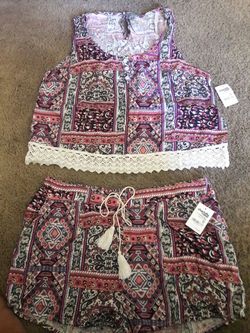Brand new cute size XL shorts set