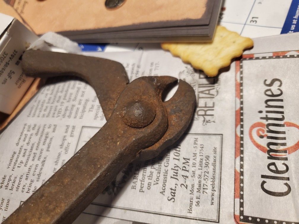 Vintage slide hammer nail puller