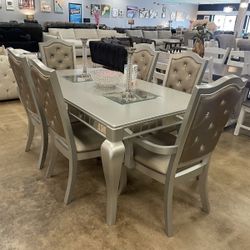 Just $10 Down Payment Finance ▪️Orsina 5 Piece Dining Room Set ▪️4 Chair & Table ▪️ Brand New